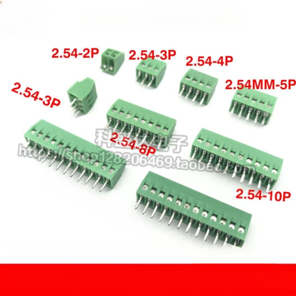 고성능 PCB 단자대 커넥터 나사식 와이어 끝판 공구용 기타 5.08 구리 친환경 3P 7.5-2p - 상품 이미지