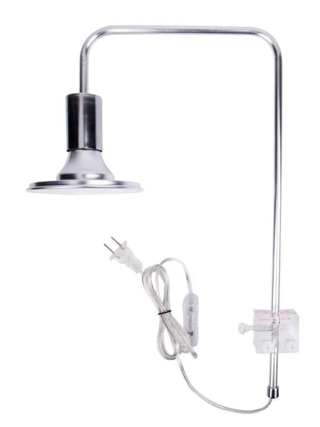 LED 어항 조명 등갓 백스크린 40W 수족관 장식 40W 화이트 LED 램프+스탠드 - 상품 이미지