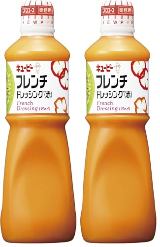 큐피 1L 프렌치 드레싱 (레드) 1000ml (업소용) 대용량 (2개입)