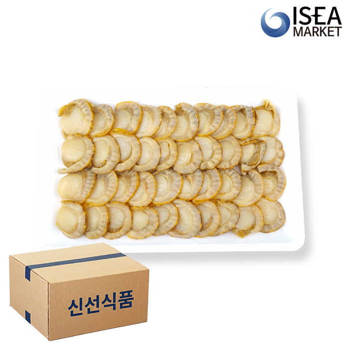 아이씨 초밥용 조미가리비 2.5kg(100gx25팩) 초가리비 스시 네타 박스 - 상세 이미지 3