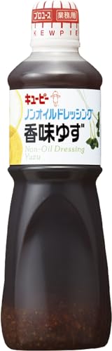 큐피 1L 논오일 드레싱 향긋한 유자 1000ml (업소용) 대용량 저칼로리