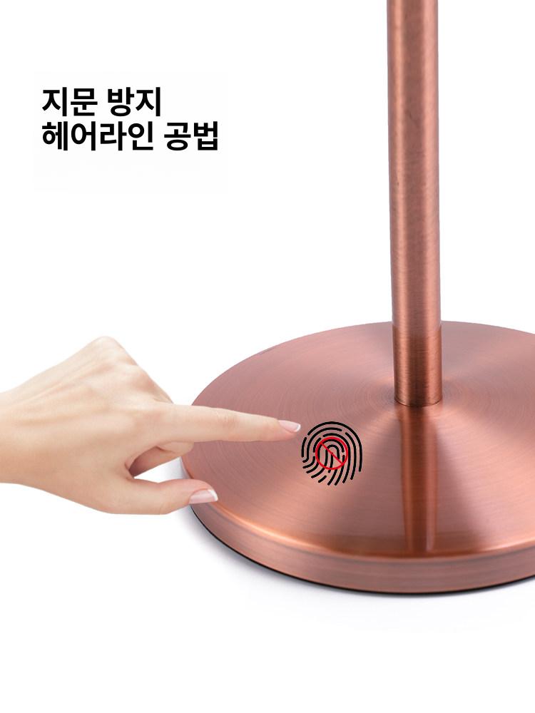 높이조절거울 확대거울 휴대용 블랙 라이트 화장대 7인치 앤티크브론즈 확장형 양면 거울 B - 상세 이미지 3