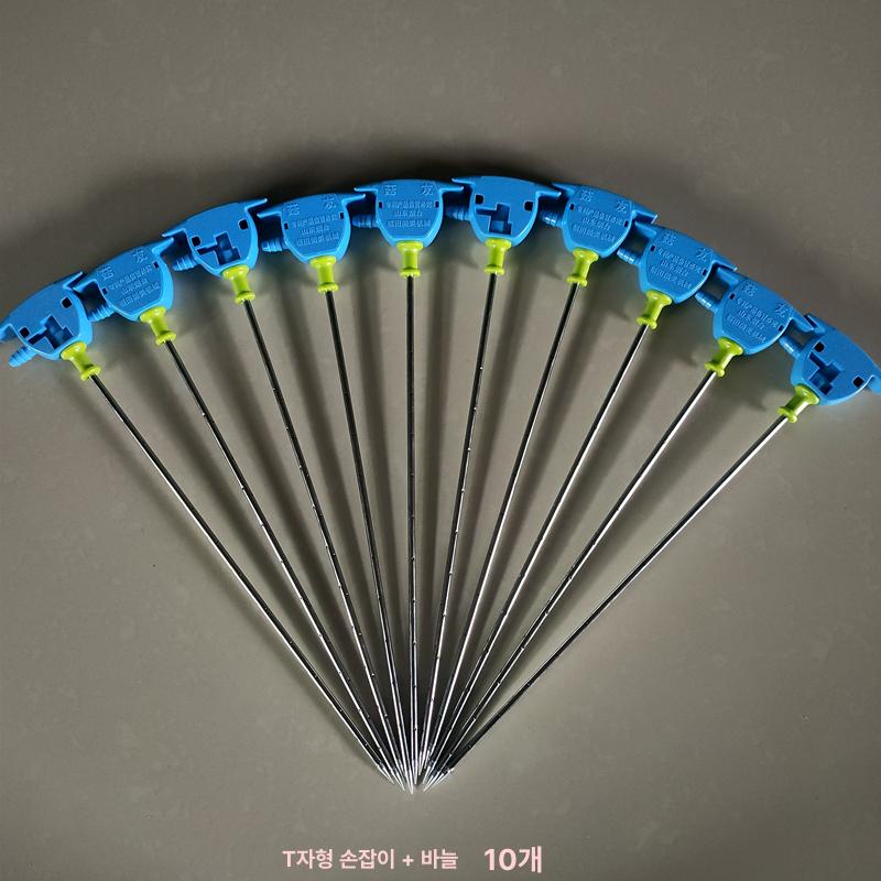 버섯 침봉기 바늘 주수기 표고버섯 키우기 무농약 주입 배지침 20개 직선형 30cm 5개 세트 호스 포함 - 상세 이미지 5