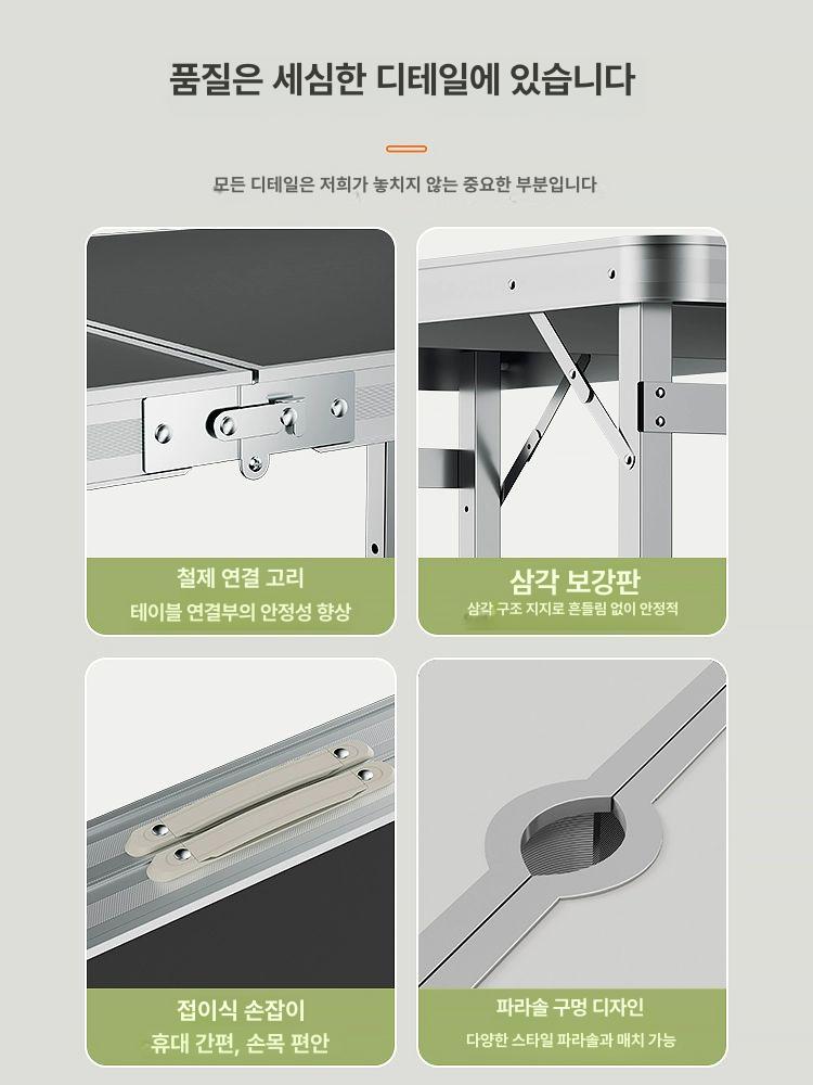 튼튼한 휴대용 접이식 낚시 캠핑 다용도 리안녕쇼핑 경량 야외용 - 상세 이미지 3