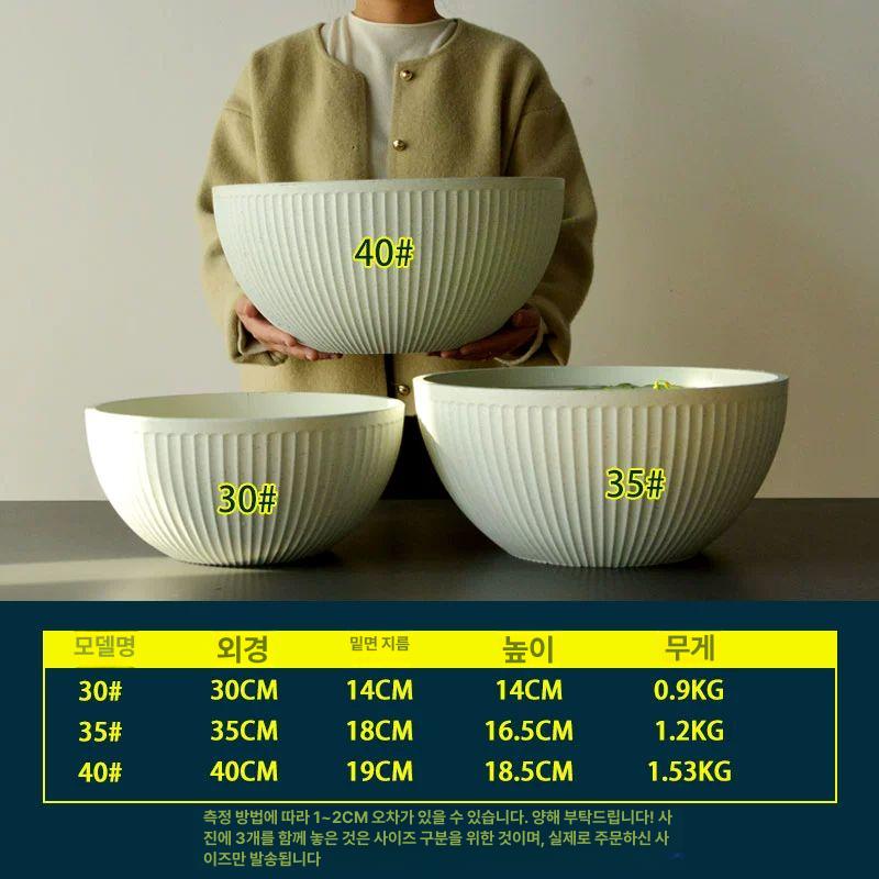 대형 수반 플라스틱 금붕어 연꽃 옹기 물고기 소형 정원 석영백 라임 어항 석회질 재배 - 상세 이미지 3