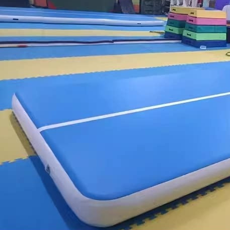 주짓수 매트 체조매트 에어 낙법접이식 태권도 21.8m 흰색 테두리가 있는 회색 표면 높이 - 상세 이미지 2