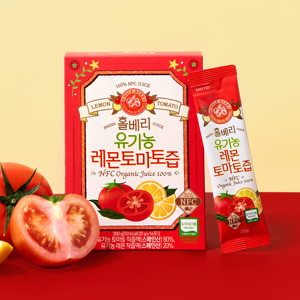 홀베리 유기농 레몬토마토즙 280g 14포, 2개 이미지 2