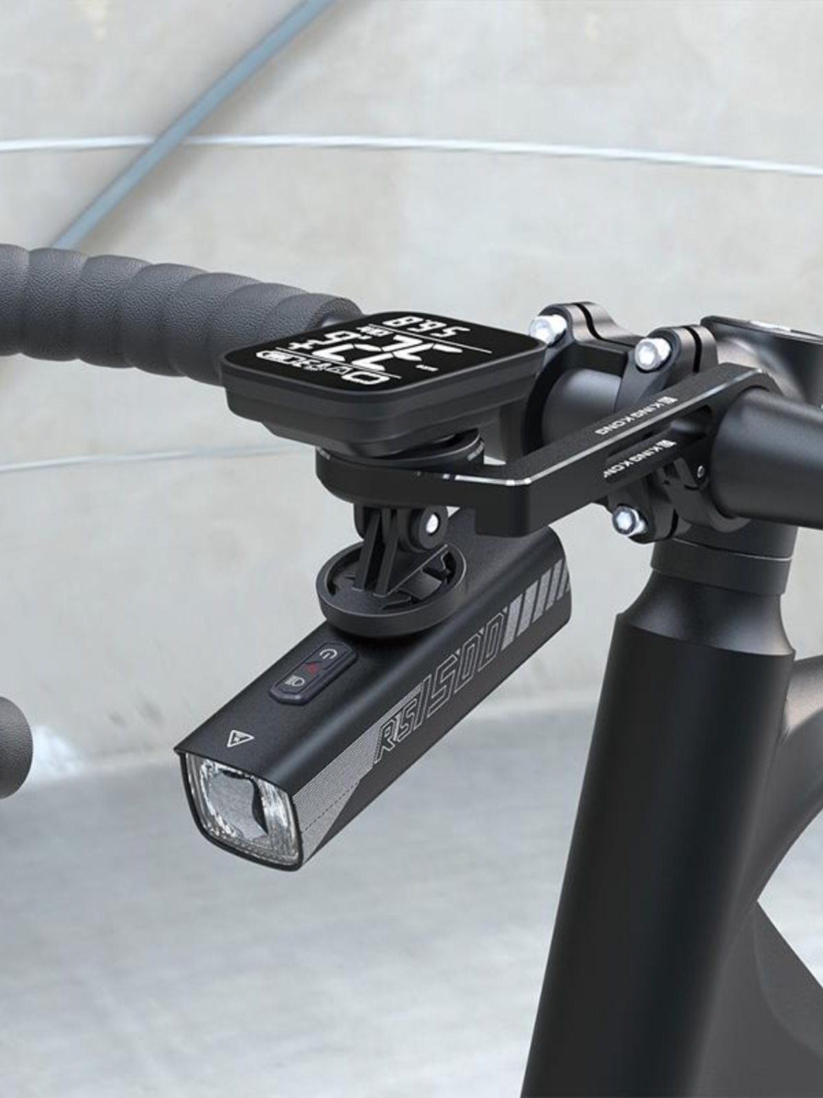 핸들바 자전거 전조등 라이트 고휘도 충전식 안전 Gopro 어댑터 [Gawin 버클 호환] - 상세 이미지 2