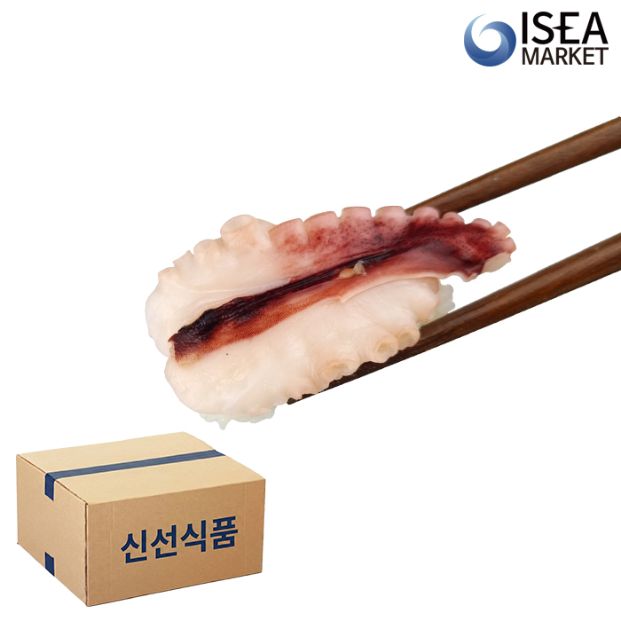 초밥용 쭈꾸미 3kg(120gx25팩) 초주꾸미 슬라이스 초밥재료 박스 - 상품 이미지