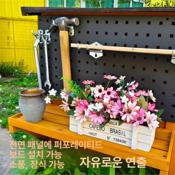 프리미엄 야외 수납함 농기구 보관함 텃밭 전원주택용 풀기능 온실형 수납장 간이 창고 풀기능 온실형 수납장 - 상세 이미지 4