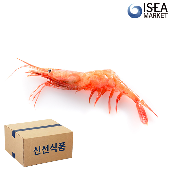 냉동 횟감용 아마애비 L-3L 20팩 새우회 아마에비 초밥용 북쪽분홍새우 박스 - 상세 이미지 4