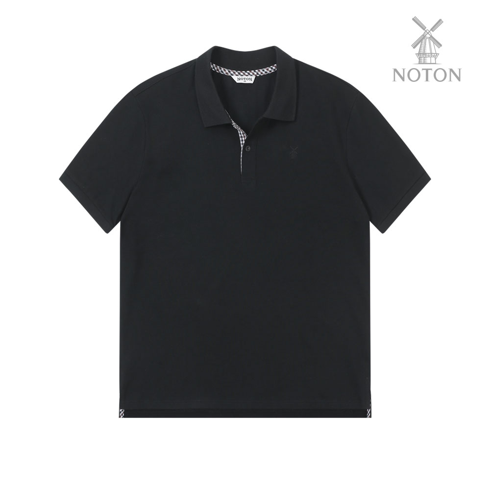 NOTON 남성 피케 카라 반팔 티셔츠 - 상세 이미지 4