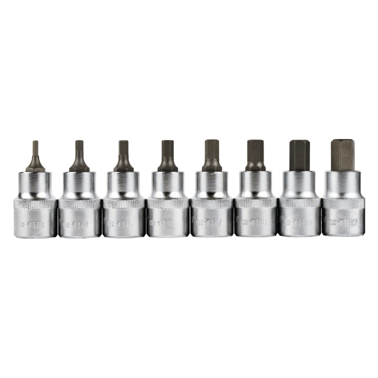 썬키 육각비트소켓 세트 8pcs 3/8 8pcs SBS-38H - 상품 이미지