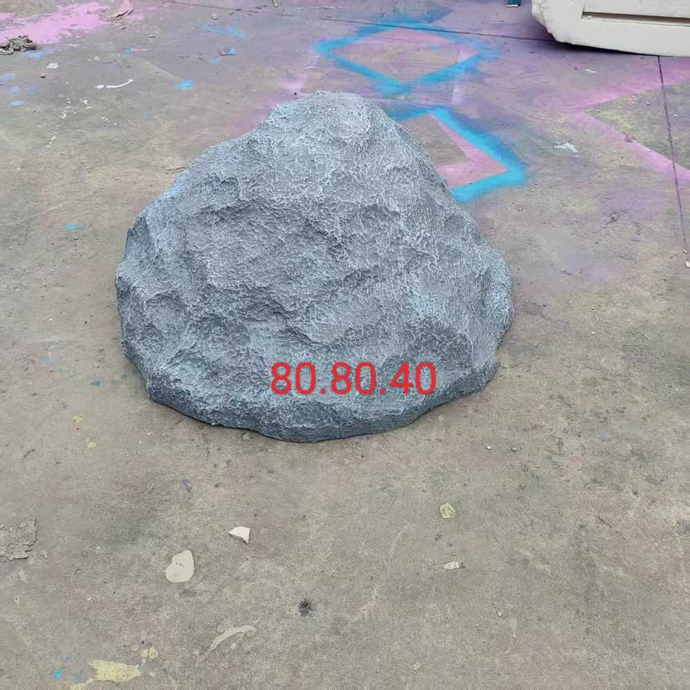 인조바위 조경돌 화단 바위모형 산석 정원소품 연극 회색 55cm - 상세 이미지 2