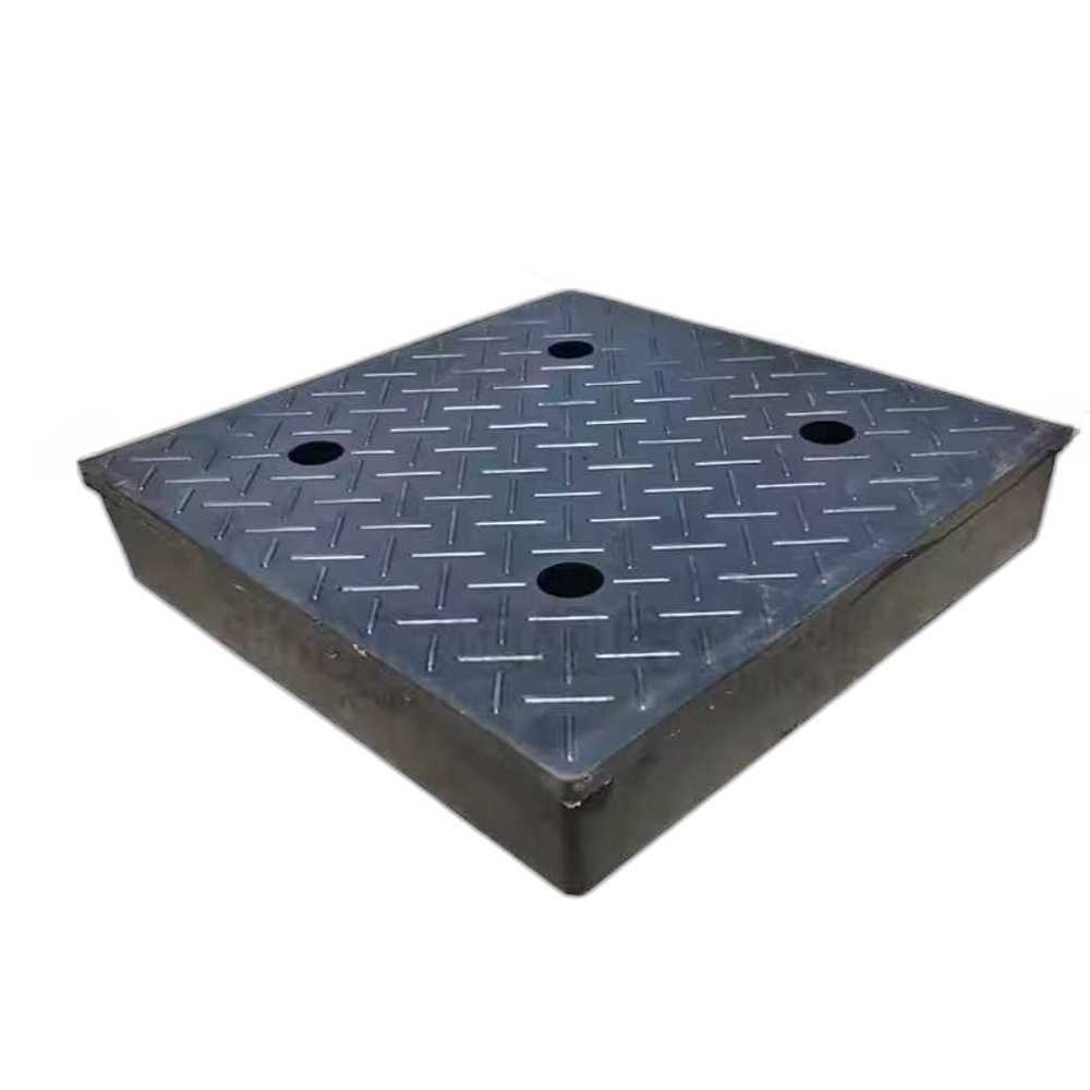 고무경사로 차량진입판 화물차 턱 단차 계단 주차장 50x100x30cm - 상품 이미지