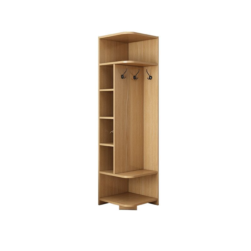 삼각틈새 코너장 모서리 오크 웜화이트 책장 거실 공간 북유럽 오크색 - 상세 이미지 2