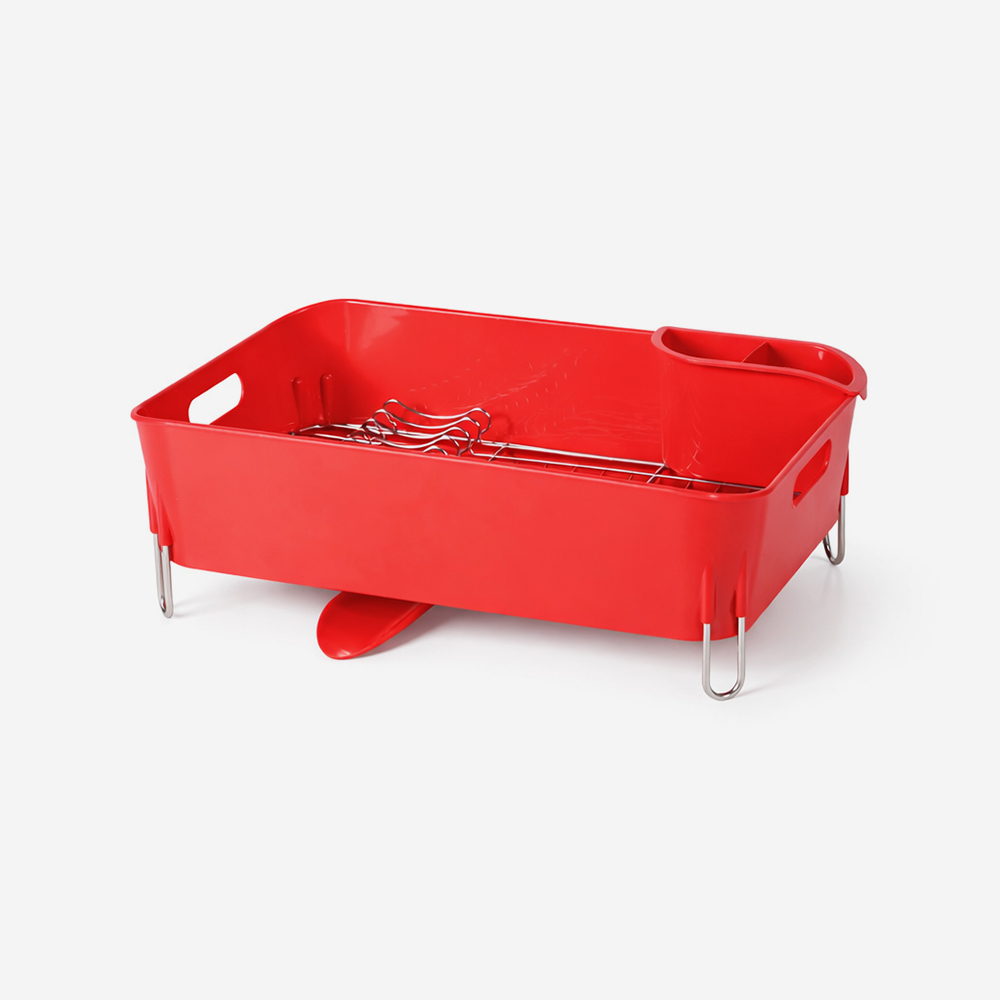 DULCE 식기건조대 505 스테인리스스틸/레드 제품 이미지