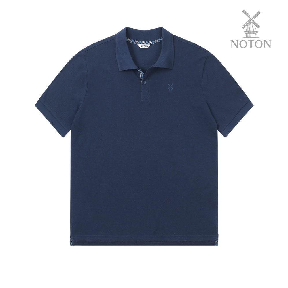 NOTON 남성 피케 카라 반팔 티셔츠 - 상세 이미지 2