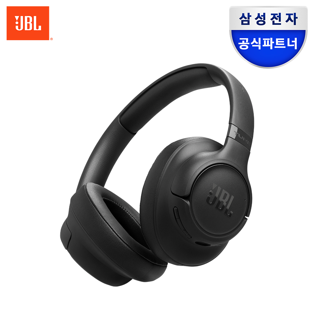 삼성공식파트너 JBL T730BT 블루투스 헤드셋 무선 헤드폰 블랙 제품 이미지