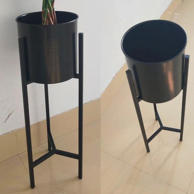 금속 화분 원형 대형 철제 럭셔리 원통형 야외 S 조경 골드소형 20x20x60 - 상세 이미지 3
