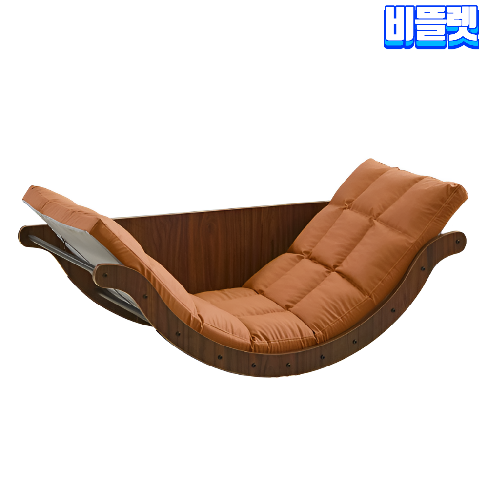 비뜰렛 3 in 1 흔들침대 스윙체어 1인용 원목 리클라이너 소파 안락의자 - 상품 이미지