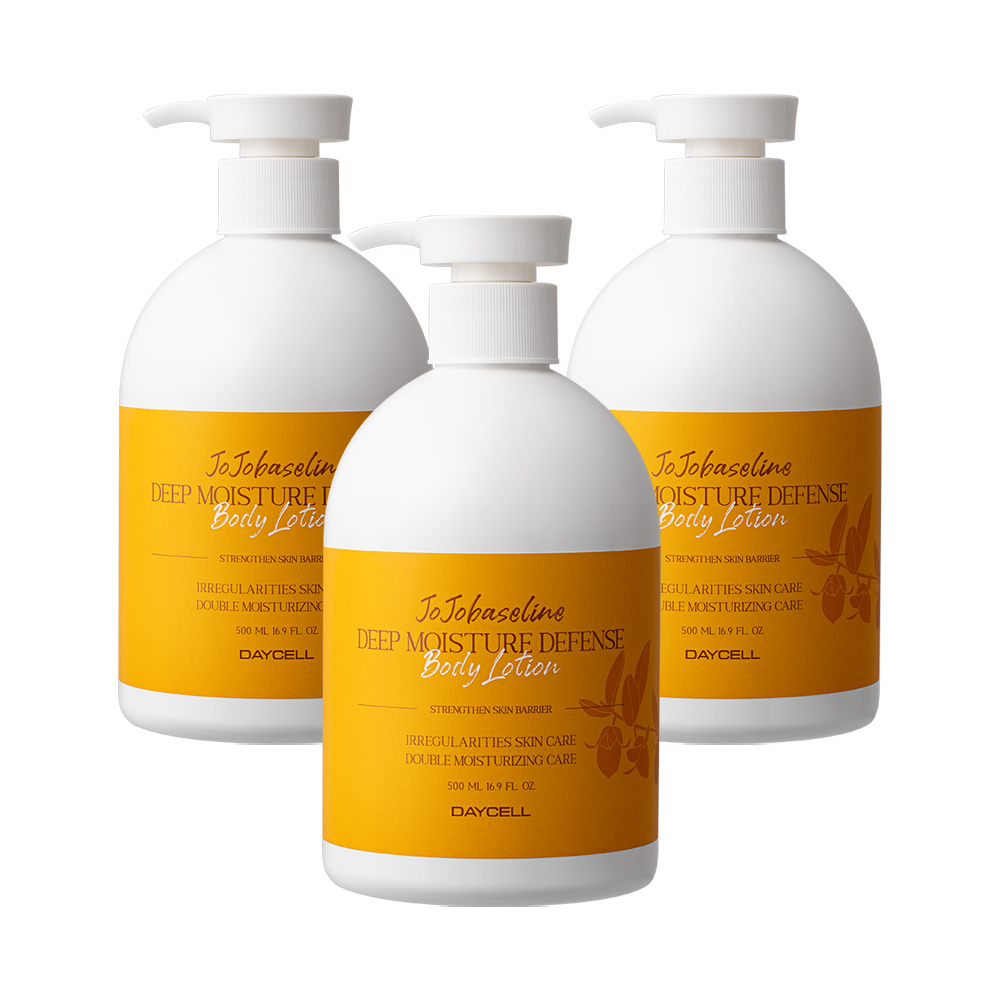호호바세린 딥 모이스처 디펜스 바디로션 스위트플로럴향, 500ml, 3개 - 상품 이미지