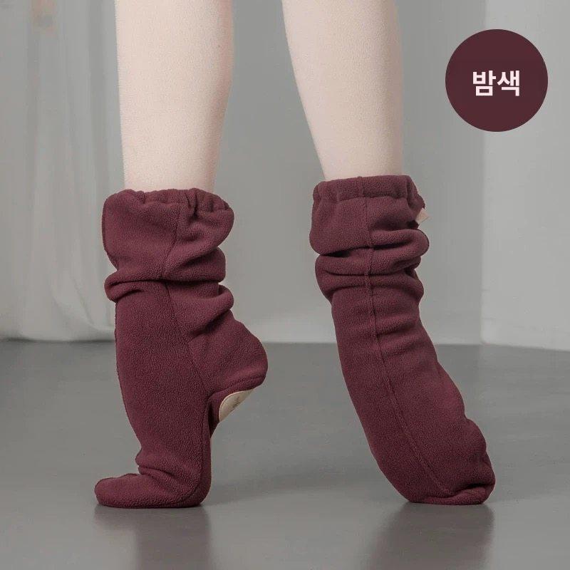 발레 웜업부츠 워머 슈즈 28 29 빈그린 연습 워밍업 블루그레이 확장형 - 상세 이미지 3