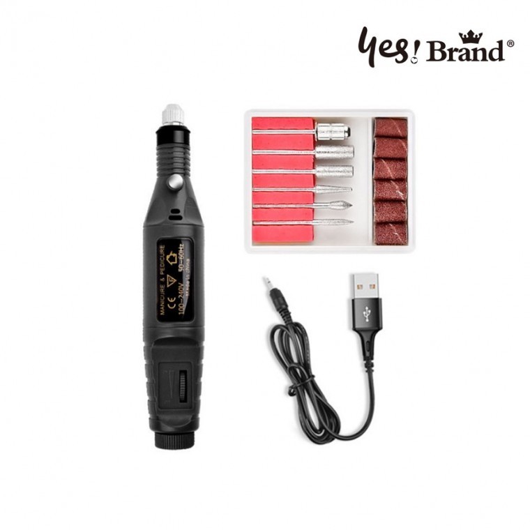 USB 핸드 그라인더 손톱 관리 연마기 조각기 네일 네일케어 발톱 - 상품 이미지