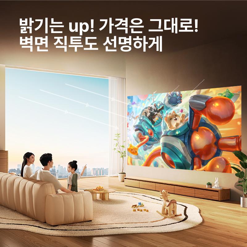 미니 컴팩트 스마트 4K 프로젝터 빔 휴대용 HY300 스마트 [스마트시스템+모바일프레젠테이션] 기본구성 - 상세 이미지 2
