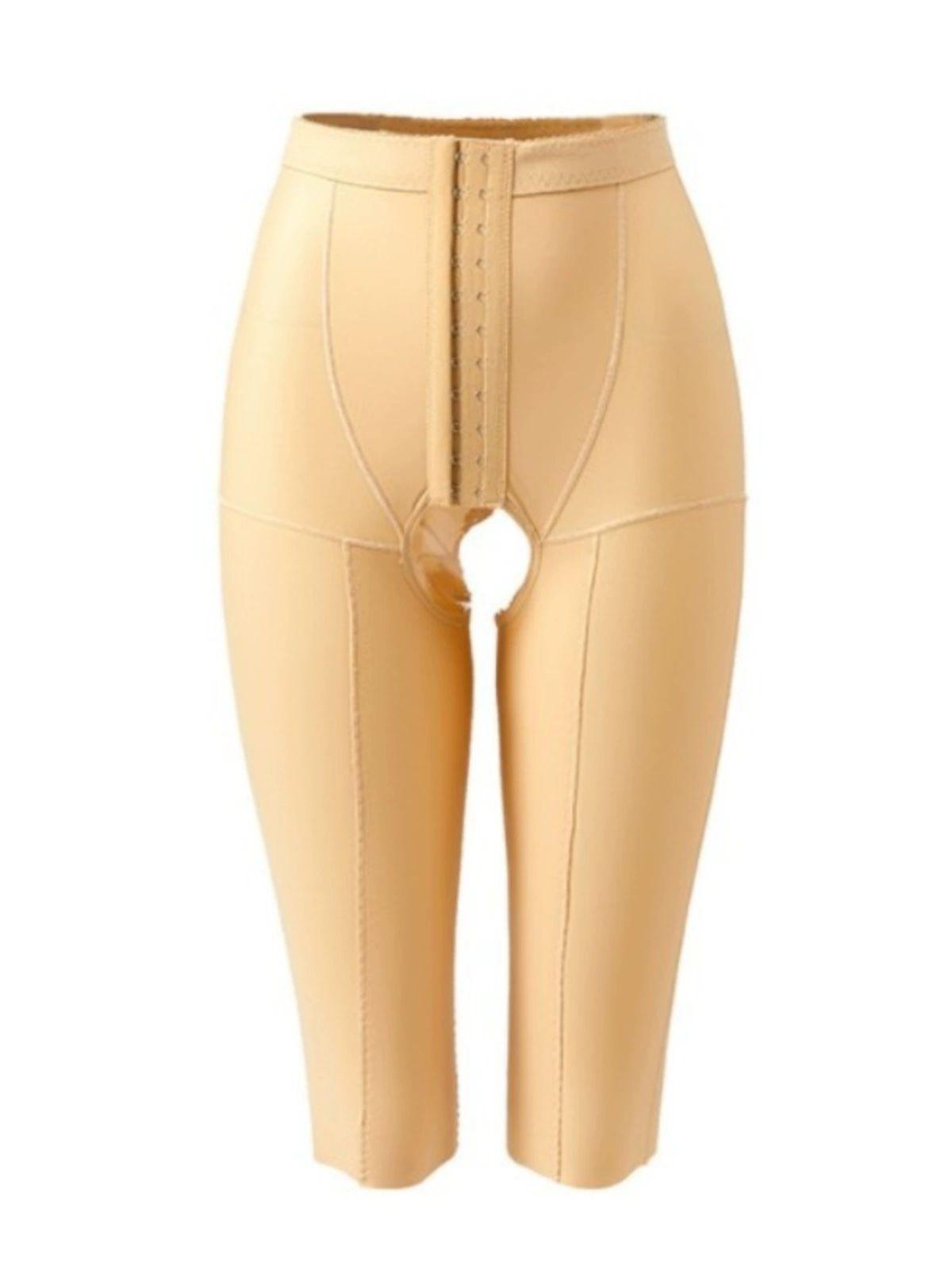 압박복 하체 허벅지 엉덩이 속옷보정 블랙 5/8 XS - 상품 이미지