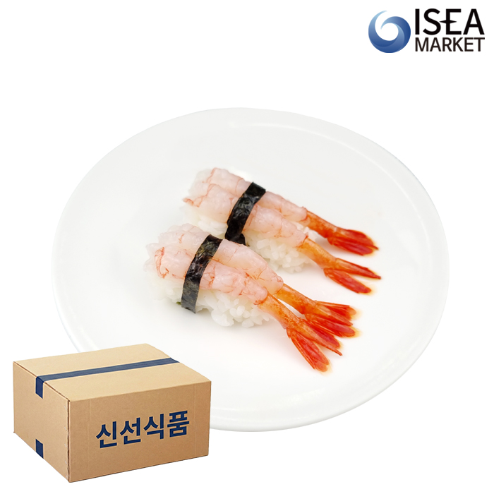 냉동 횟감용 아마애비 L-3L 20팩 새우회 아마에비 초밥용 북쪽분홍새우 박스 - 상세 이미지 3
