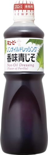 큐피 1L 논오일 드레싱 향긋한 청깻잎(아오지소) 1000ml (업소용) 대용량 저칼로리