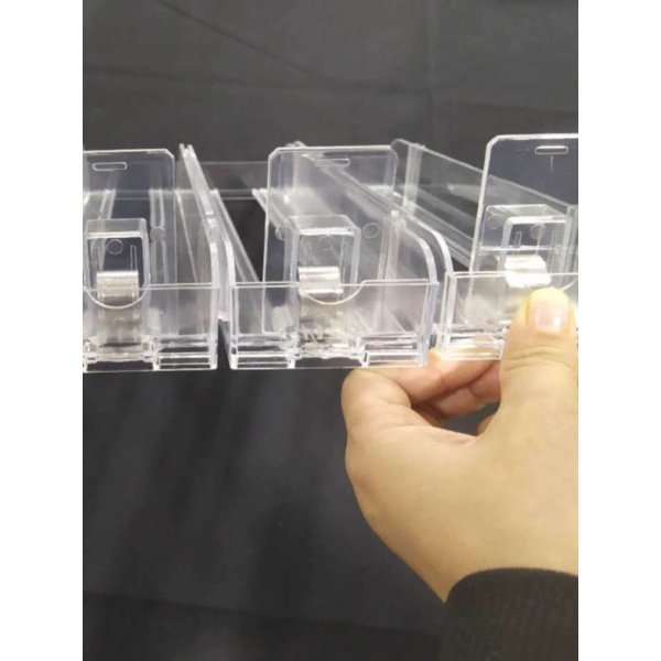 프리미엄 아크릴 담배 진열대 푸셔 쇼케이스 슈퍼 전시대 마트 단면 15cm 5팩 단면 측면 패널 액세서리 - 상세 이미지 2