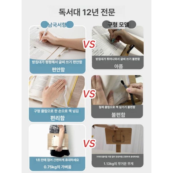 최적화 휴대용 낮은 4W 원목 손목 보호 대학생 필기대 우드 그레인 중형 4W 우드 그레인 중형 - 상세 이미지 2