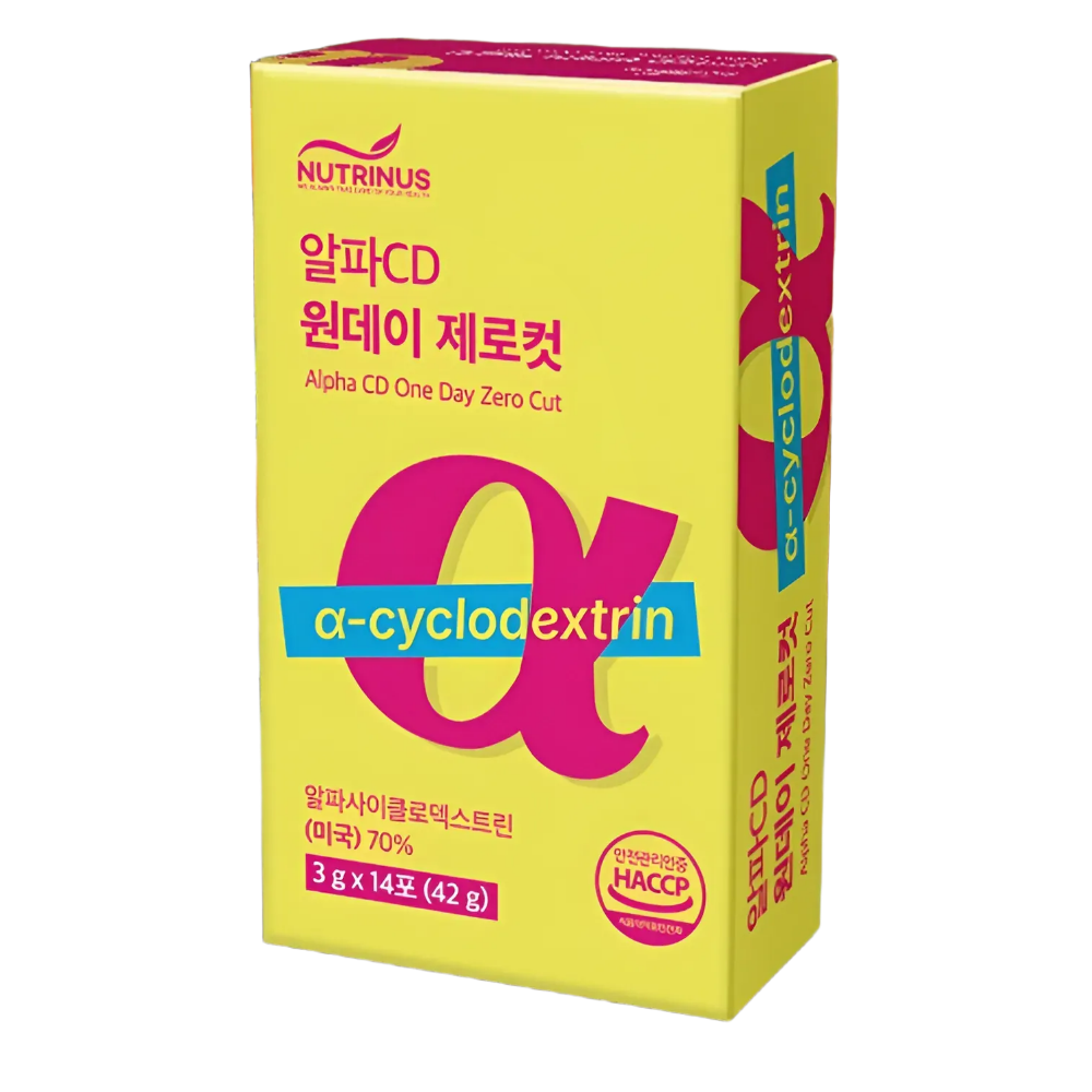 뉴트리너스 알파CD 원데이 제로컷 알파시클로덱스트 설당프리 고함량 14포, 4개 - 상세 이미지 2