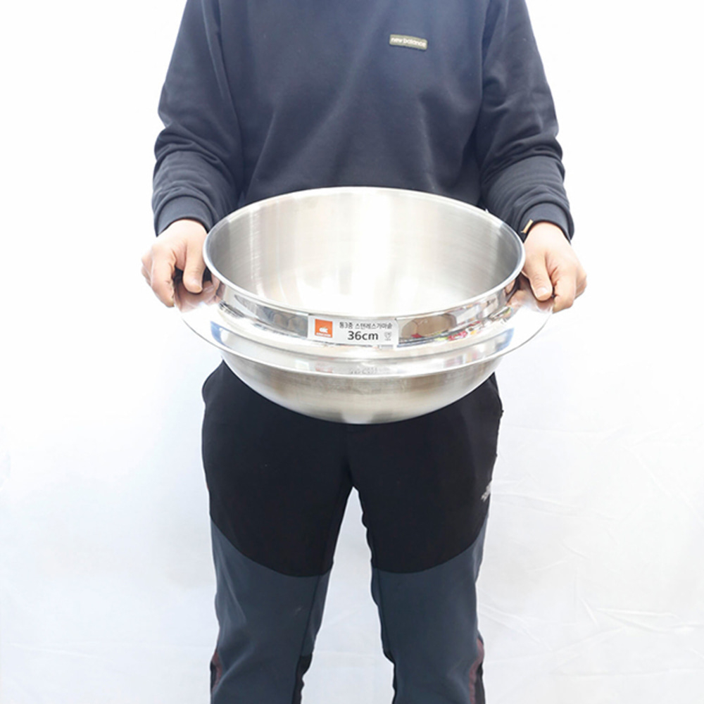 국산 대형 가마솥 IH인덕션 스텐 큰 솥밥솥 누룽지 냄비 통3중 백숙 삼계탕 가정 업소 - 상세 이미지 5