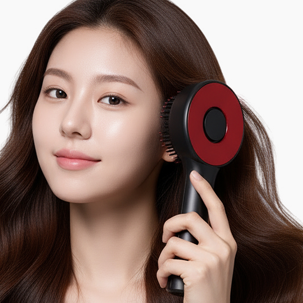 미오 미용실입점제품 다모아 EMS 두피마사지기 헤어부스터 브러쉬 저주파 앰플분사 지압 - 상세 이미지 4