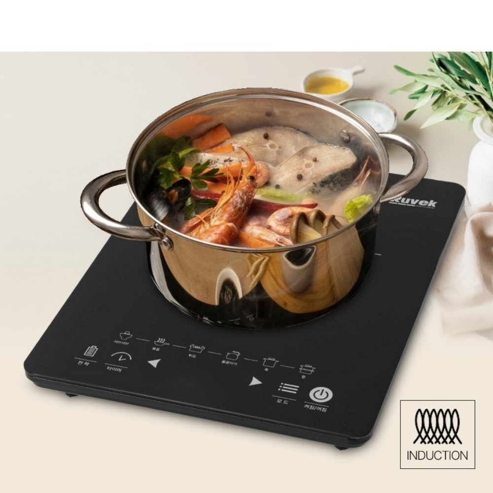 이동식 휴대용 인덕션 소형 캠핑 미니 인덕션 1구 식탁용