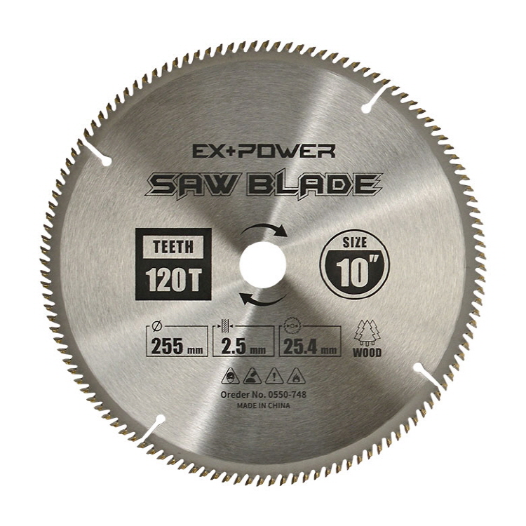 이엑스파워 팁소 원형톱날 목재용 255mm EXC-10120 - 상품 이미지