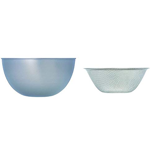 야나기소리 일본제 스테인리스 볼 23cm 일본제 채반 펀칭 스트레이너 23cm 세트