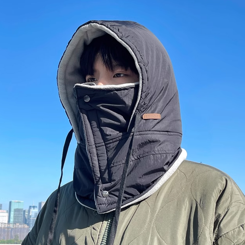 겨울 패딩 후드 모자 넥워머 방한 바라클라바 - 상품 이미지