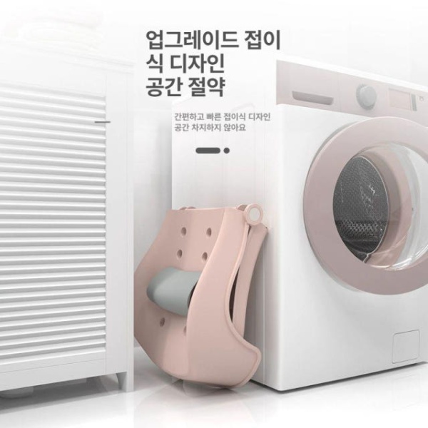 프리미엄 이동식 샴푸체어 1단코랄핑크 환자용 목지지 세발기 샴푸 의자 샴푸대 표준모델블루 - 상세 이미지 2