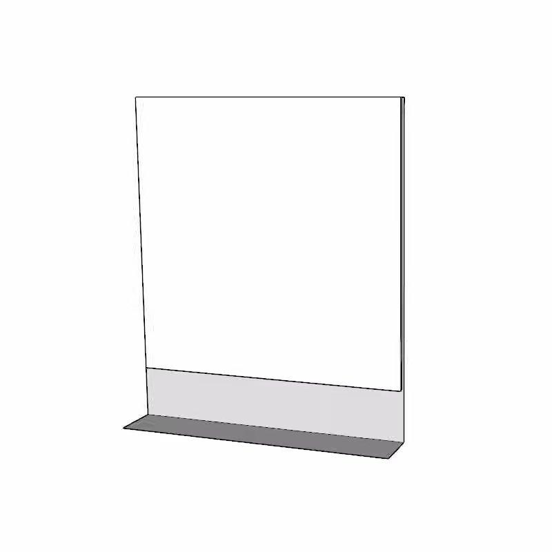 스테인레스 벽걸이 스틸 미러 욕실 스테인리스 거울 스테인리스스틸 60x10x70cm - 상세 이미지 5