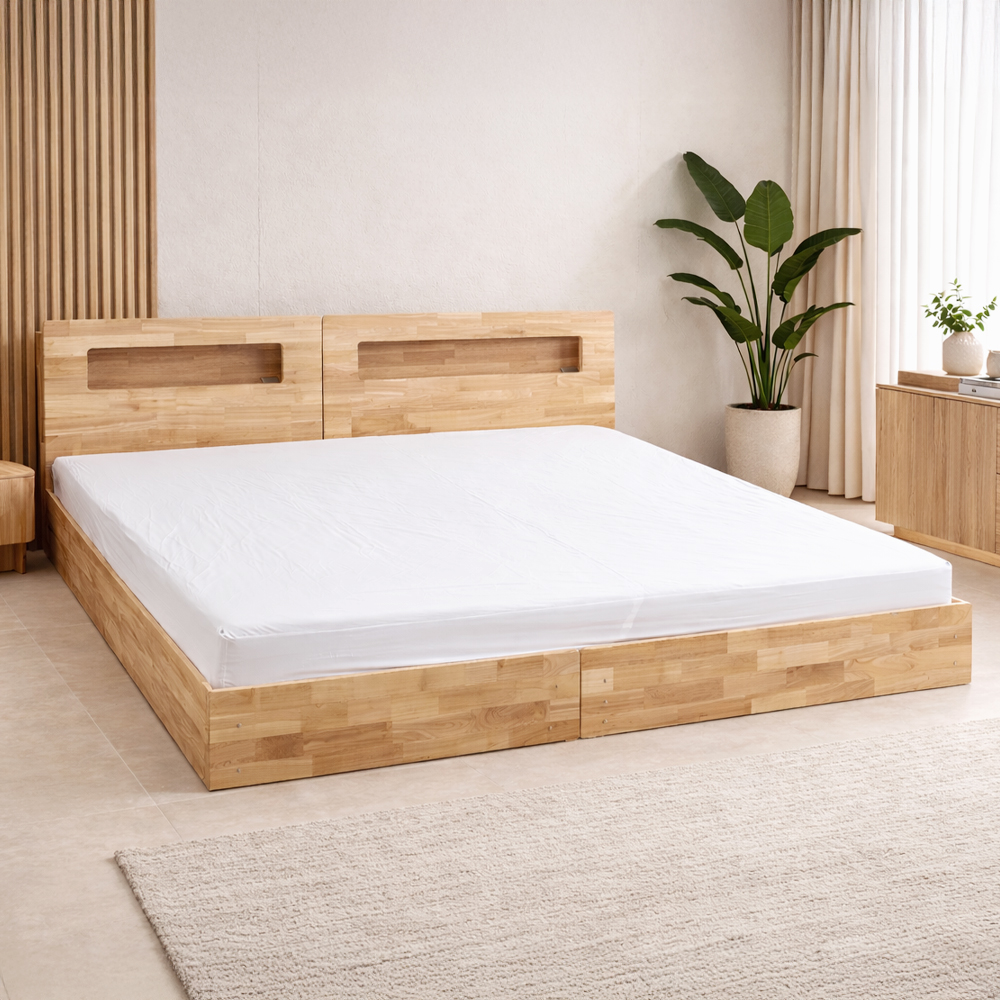 패밀리 침대 매트리스 방수커버 Q+SS