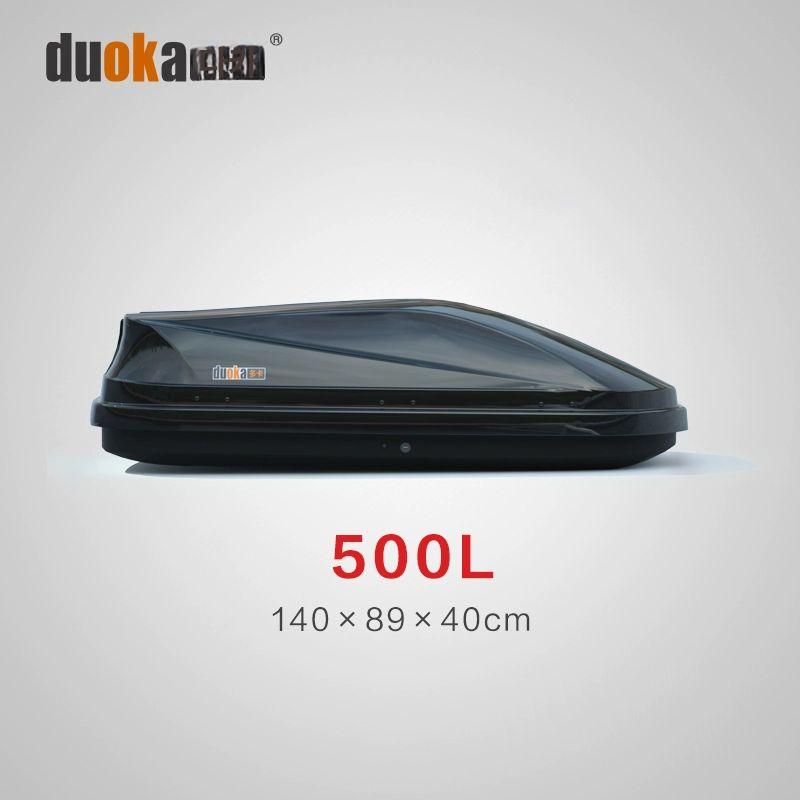 SUV 루프박스 루프백 600L 자동차 루프탑 캐리어 650L 블랙 드릴링 불필요 - 상세 이미지 2