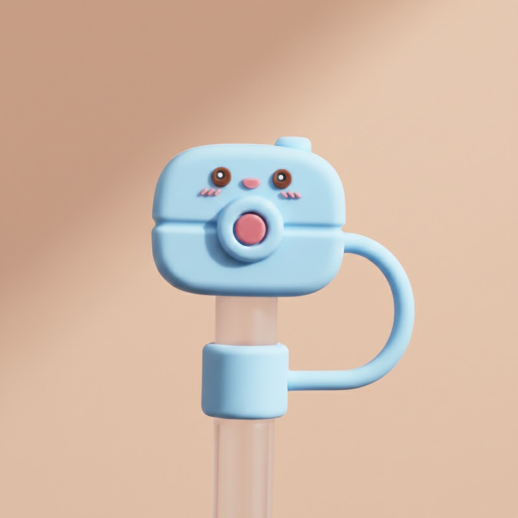 호환 텀블러 빨대 마개 스탠리 커버 텀꾸 스타벅스 캡 라이프스타일 카메라 (10mm), 1개입 - 상품 이미지