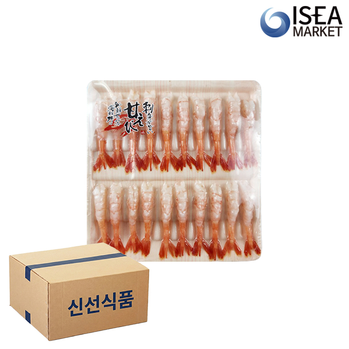 냉동 횟감용 아마애비 L-3L 20팩 새우회 아마에비 초밥용 북쪽분홍새우 박스 - 상세 이미지 2
