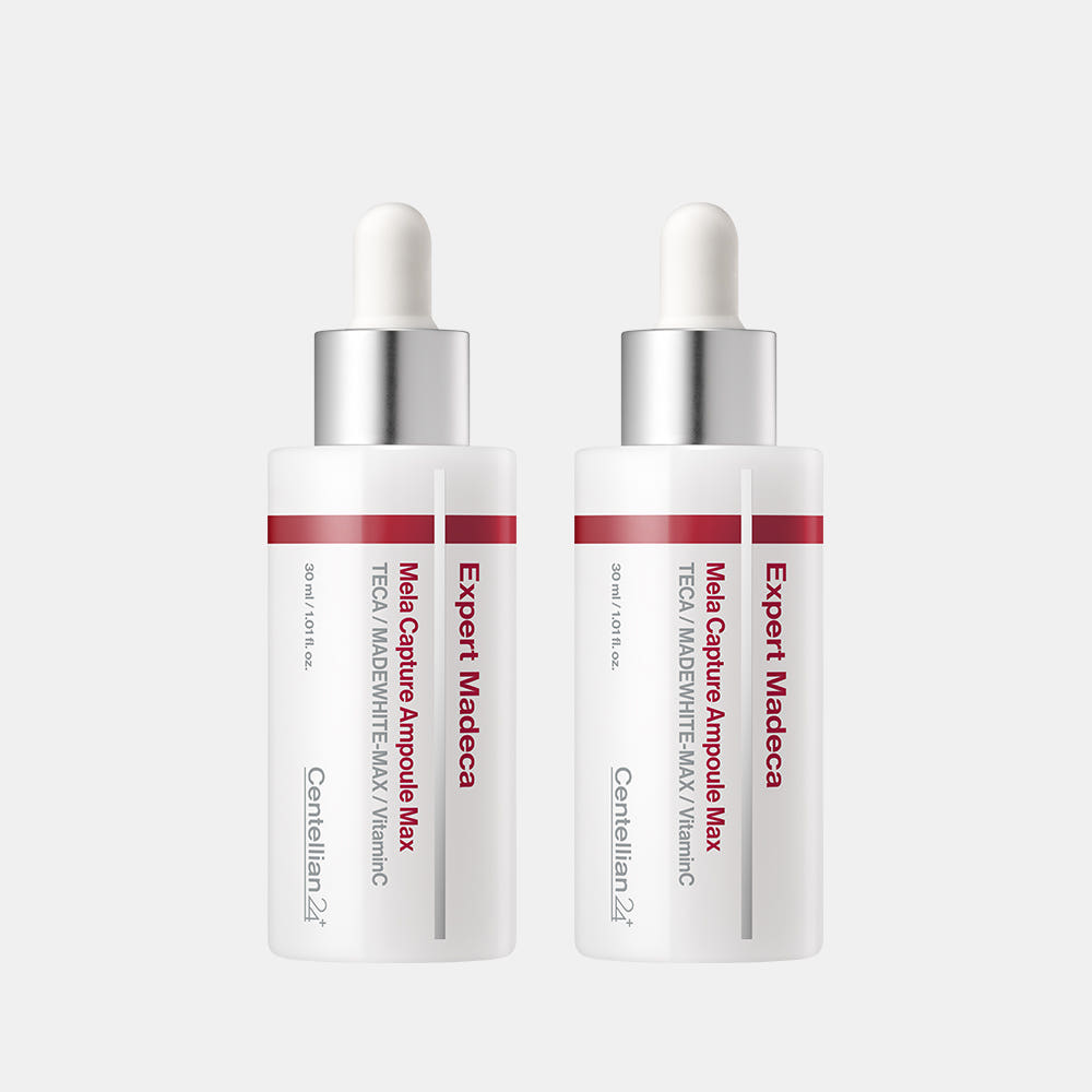 [10%추가적립] 동국제약 센텔리안24 엑스퍼트 마데카 멜라캡처 앰플 맥스 30ml 2개 / 기미 잡티 멜라닌 주름 개선에 도움 마데카멜라캡쳐