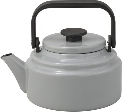 노다호로 아무 케틀 법랑 IH대응 내열 그레이