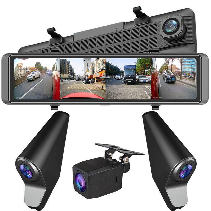 Vantrue 전후방 4K 대시캠 블랙박스 IR 야간 투시 음성제어 GPS 주차녹화 4채널 녹화+32G 카드 - 상품 이미지